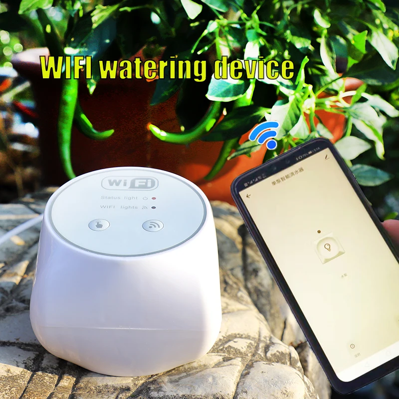 New WIFI automatic drip irrigation system Intelligent Garden Mobile Phone Control Watering Timer Device 15/20 pot irrigation set
New WIFI automatic drip irrigation system Intelligent Garden Mobile Phone Control Watering Timer Device 15/20 pot irrigation set