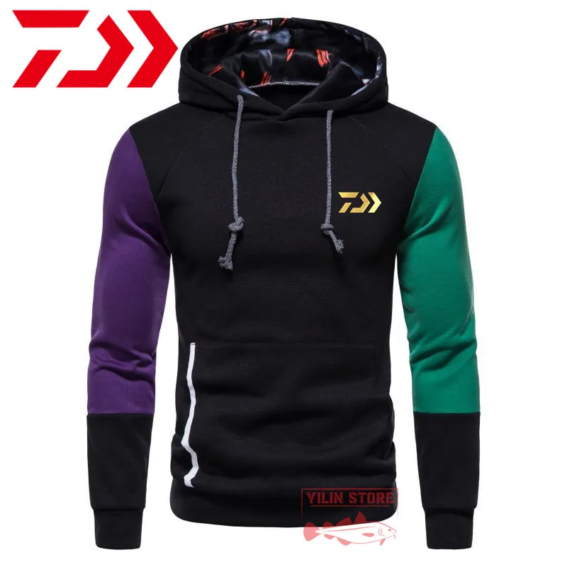 Daiwa Fishing Clothes Autumn and Winter Men's Outdoor Casual Breathable Sweater Jacket Fashion Stitching Pullover Fishing Hoodie
Daiwa Fishing Clothes Autumn and Winter Men's Outdoor Casual Breathable Sweater Jacket Fashion Stitching Pullover Fishing Hoodie