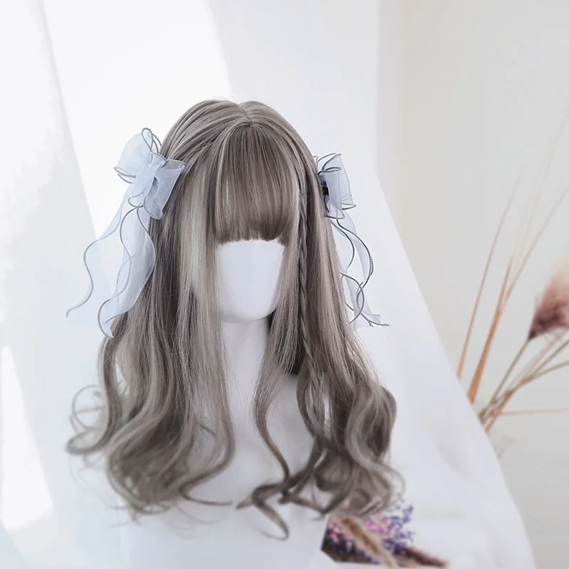LM Long Wavy Aoki Linen Ash Synthetic Wigs with Bangs Heat Resistant Hair Cosplay Party Lolita Daily Wig for Women
LM Long Wavy Aoki Linen Ash Synthetic Wigs with Bangs Heat Resistant Hair Cosplay Party Lolita Daily Wig for Women