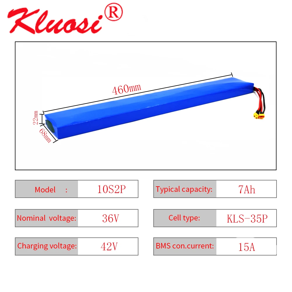 KLUOSI 10S2P е-байка 36В 7Ah встроенный 15A BMS 37V 42В 18650 комплект литий-ионный батарей для M365 Pro Электрический скутер на батареи
KLUOSI 10S2P е-байка 36В 7Ah встроенный 15A BMS 37V 42В 18650 комплект литий-ионный батарей для M365 Pro Электрический скутер на батареи