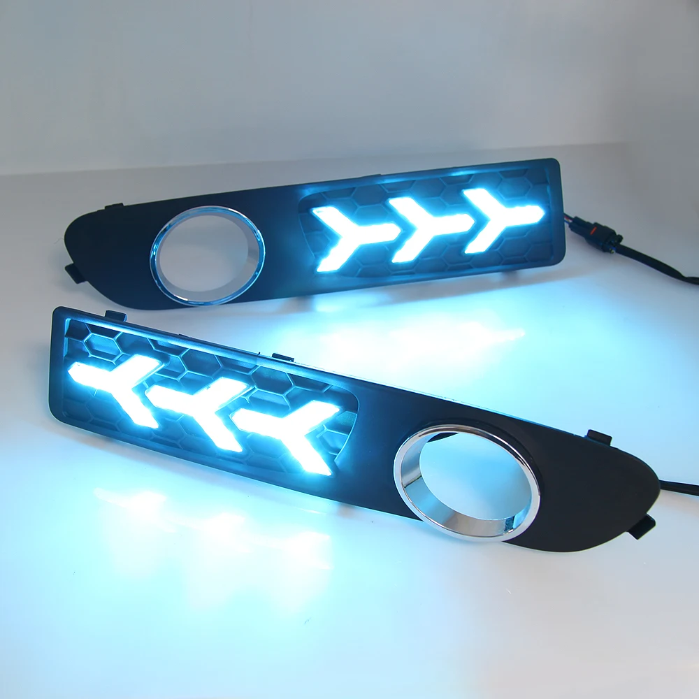 Car Flashing led drl daytime running light 2PCS For Volvo S80 2009 - 2013 with fog lamp hole cover function yellow Signal light
Car Flashing led drl daytime running light 2PCS For Volvo S80 2009 - 2013 with fog lamp hole cover function yellow Signal light
