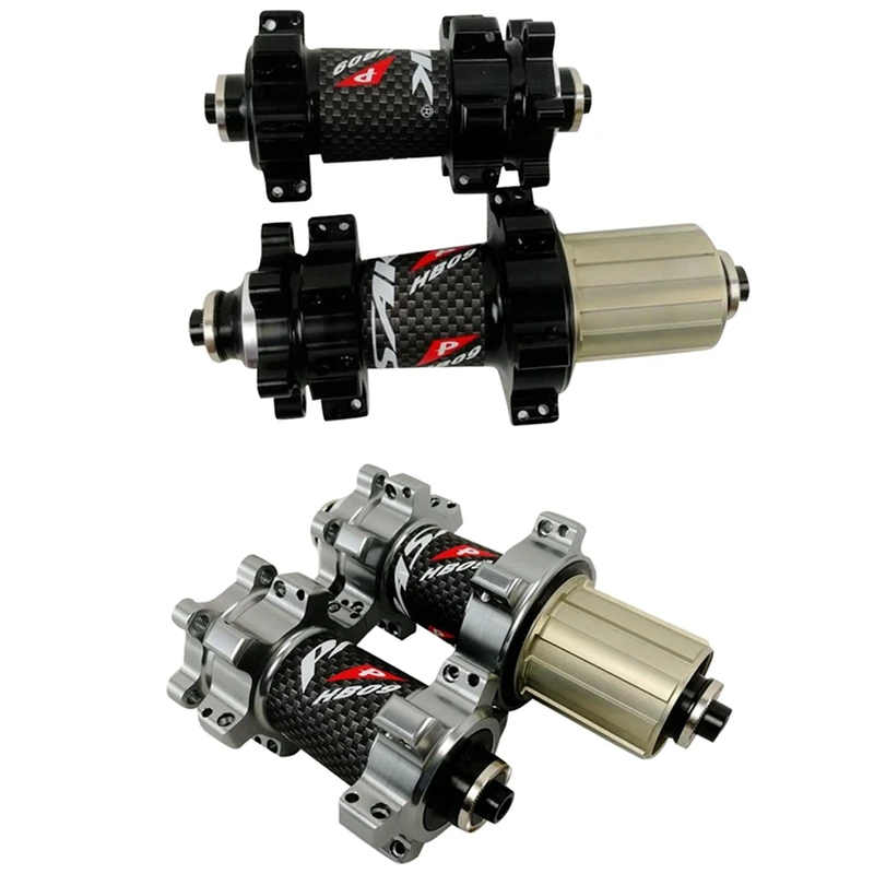PASAK 2 Set Front 2 Rear 4 Bearing MTB Mountain Bike Hub 9mmQR Thru Axle 24 Holes Disc Brake Hub,Titanium & Black
PASAK 2 Set Front 2 Rear 4 Bearing MTB Mountain Bike Hub 9mmQR Thru Axle 24 Holes Disc Brake Hub,Titanium & Black