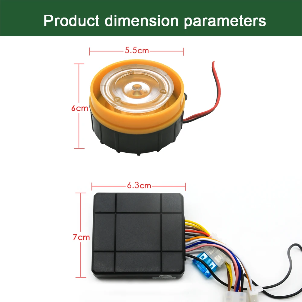 12V Motorcycle Moto Bike Anti-theft Horn Scooter Security Alarm System Remote Control Engine Start Keyless
12V Motorcycle Moto Bike Anti-theft Horn Scooter Security Alarm System Remote Control Engine Start Keyless