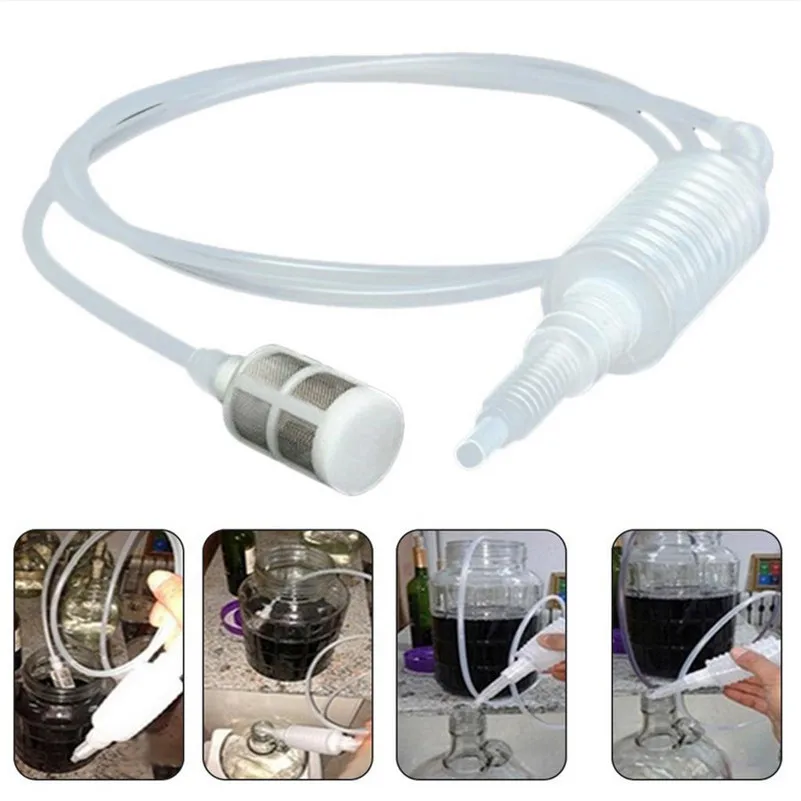 Filter Screen Blocking Filter Cartridge Kitchen Tool Plastic Manual Home Brewing Siphon Suction Oil Suction Hose Brewing Tool 
Filter Screen Blocking Filter Cartridge Kitchen Tool Plastic Manual Home Brewing Siphon Suction Oil Suction Hose Brewing Tool