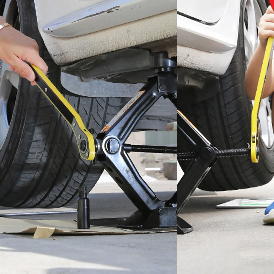 Auto Labor-Saving Jack Ratchet Wrench Scissor Jack Garage Tire Wheel Lug Wrench Handle Wrench Auto Maintenance Supplies Tools
Auto Labor-Saving Jack Ratchet Wrench Scissor Jack Garage Tire Wheel Lug Wrench Handle Wrench Auto Maintenance Supplies Tools
