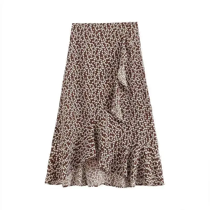 Skirts Women 2021sfl 2021 Summer New Asymmetric Ruffled High Waist A- line Floral Fishtail Skirt 7c1250131
Skirts Women 2021sfl 2021 Summer New Asymmetric Ruffled High Waist A- line Floral Fishtail Skirt 7c1250131