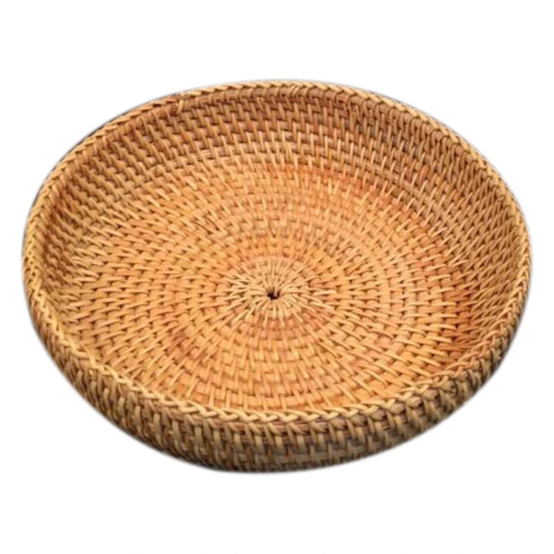 Handmade Autumn Rattan Weaving Round Storage Basket Fruit Dish Rattan Bread Basket for Kitchen Food Picnic Bread Sundry Mini Con
Handmade Autumn Rattan Weaving Round Storage Basket Fruit Dish Rattan Bread Basket for Kitchen Food Picnic Bread Sundry Mini Con