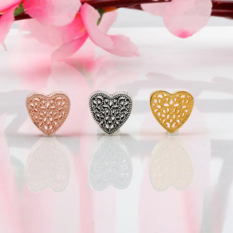 Authentic 925 Sterling Silver Beads Creative Hollow Heart-shaped Love Beads Fit Original Pandora Bracelet For Women Diy Jewelry
Authentic 925 Sterling Silver Beads Creative Hollow Heart-shaped Love Beads Fit Original Pandora Bracelet For Women Diy Jewelry