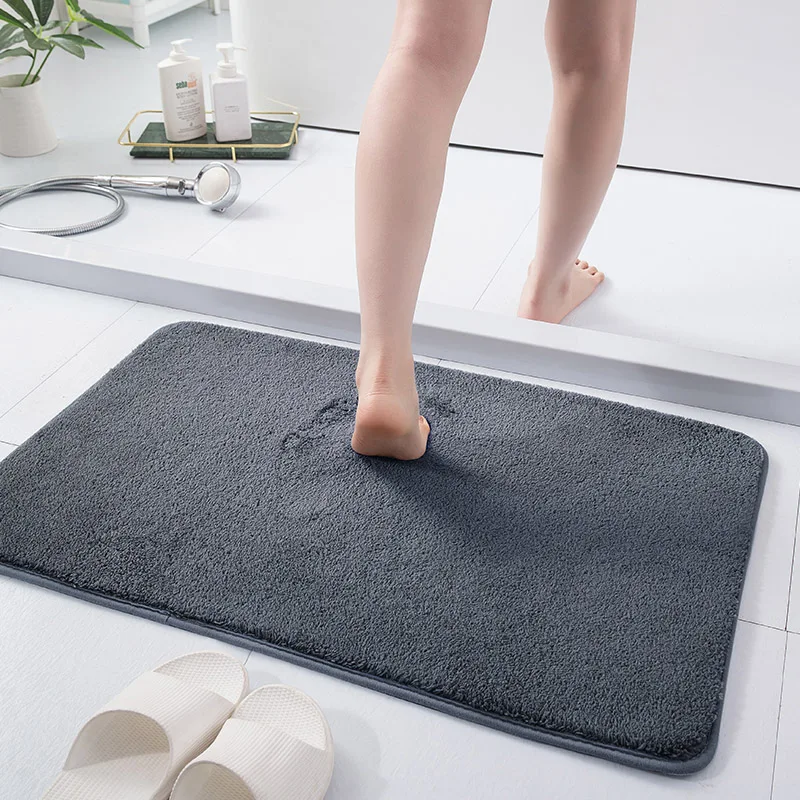 Bathroom Absorbent Floor Mat Carpet Bathroom Entrance Non-Slip Mat Toilet Foot Mat Door Mat Entrance Bedroom Household Small
Bathroom Absorbent Floor Mat Carpet Bathroom Entrance Non-Slip Mat Toilet Foot Mat Door Mat Entrance Bedroom Household Small