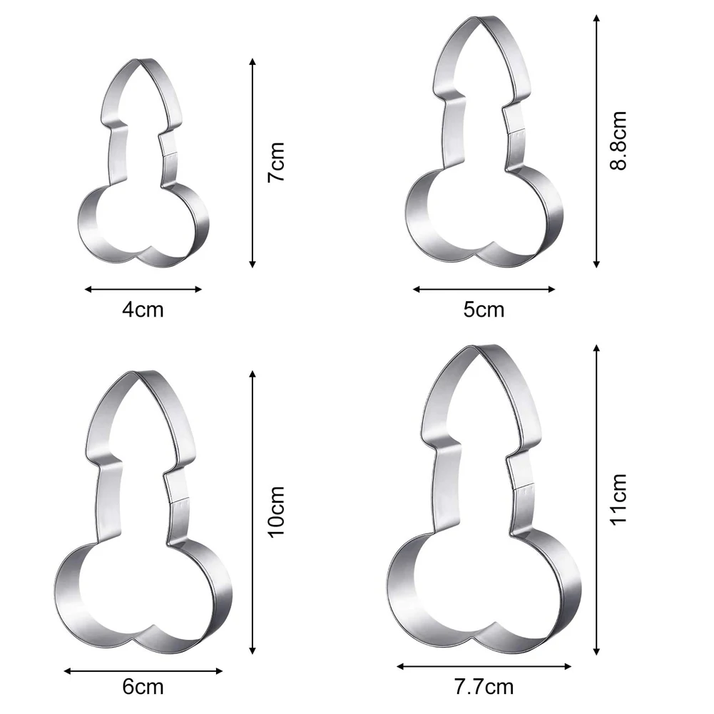 Cookie Cutter Stainless Steel Cake Molds Cutters Metal Fondant Biscuit Baking Molds with 4 Different Sizes for Baking Shapes
Cookie Cutter Stainless Steel Cake Molds Cutters Metal Fondant Biscuit Baking Molds with 4 Different Sizes for Baking Shapes