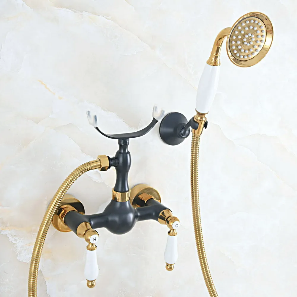 Смеситель для ванны с черным масляным покрытием и золотым латунным настенным креплением, со шлангом диаметром 1500 мм, смеситель 2na555
Смеситель для ванны с черным масляным покрытием и золотым латунным настенным креплением, со шлангом диаметром 1500 мм, смеситель 2na555