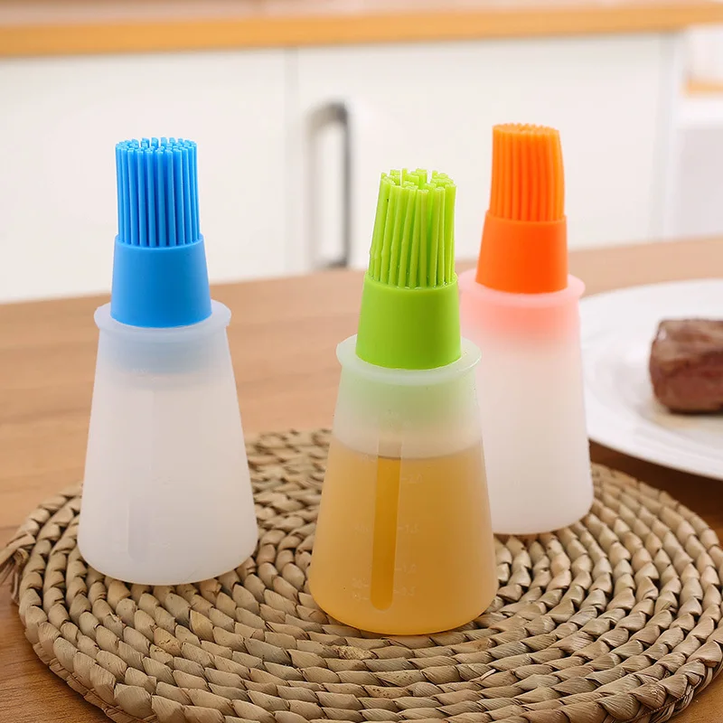 Baking Oil Brush Silicone Oil Bottle With Cap Barbecue Brush With Scale Sauce Butter Brush Kitchen Cooking Accessory
Baking Oil Brush Silicone Oil Bottle With Cap Barbecue Brush With Scale Sauce Butter Brush Kitchen Cooking Accessory