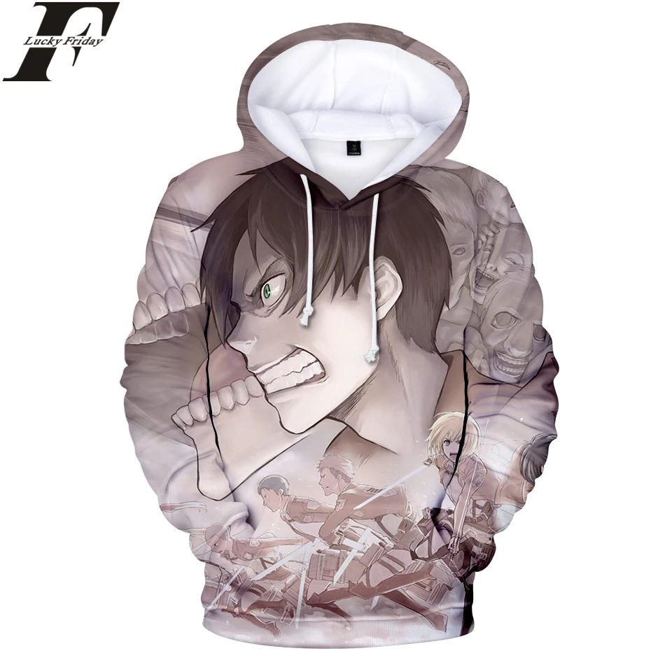 3D LUCKYFRIDAYF Attack on Titan 3D хлопковая толстовка с капюшоном аниме для женщин/мужчин обычная уличная одежда с кепкой размера плюс
3D LUCKYFRIDAYF Attack on Titan 3D хлопковая толстовка с капюшоном аниме для женщин/мужчин обычная уличная одежда с кепкой размера плюс