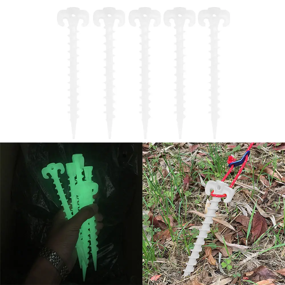 5pcs/10pcs Outdoor Luminous Tent Nails Canopy Ground Screw Pegs Horn Nails Climbing Plastic Nails Tent Accessories
5pcs/10pcs Outdoor Luminous Tent Nails Canopy Ground Screw Pegs Horn Nails Climbing Plastic Nails Tent Accessories