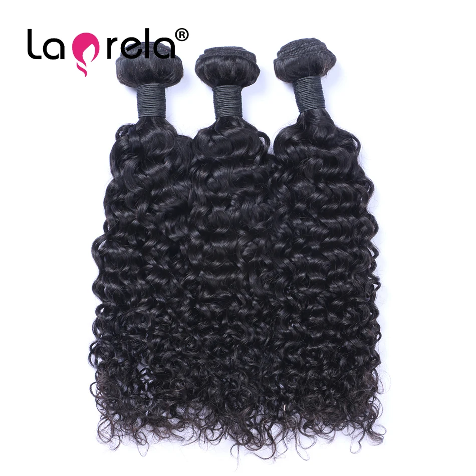 

Deep Curly Human Hair Bundles Unprocessed Virgin Hair Weave Brazilian Water Wave Hair Wefts 8-30inches Long Hair Ready To Ship