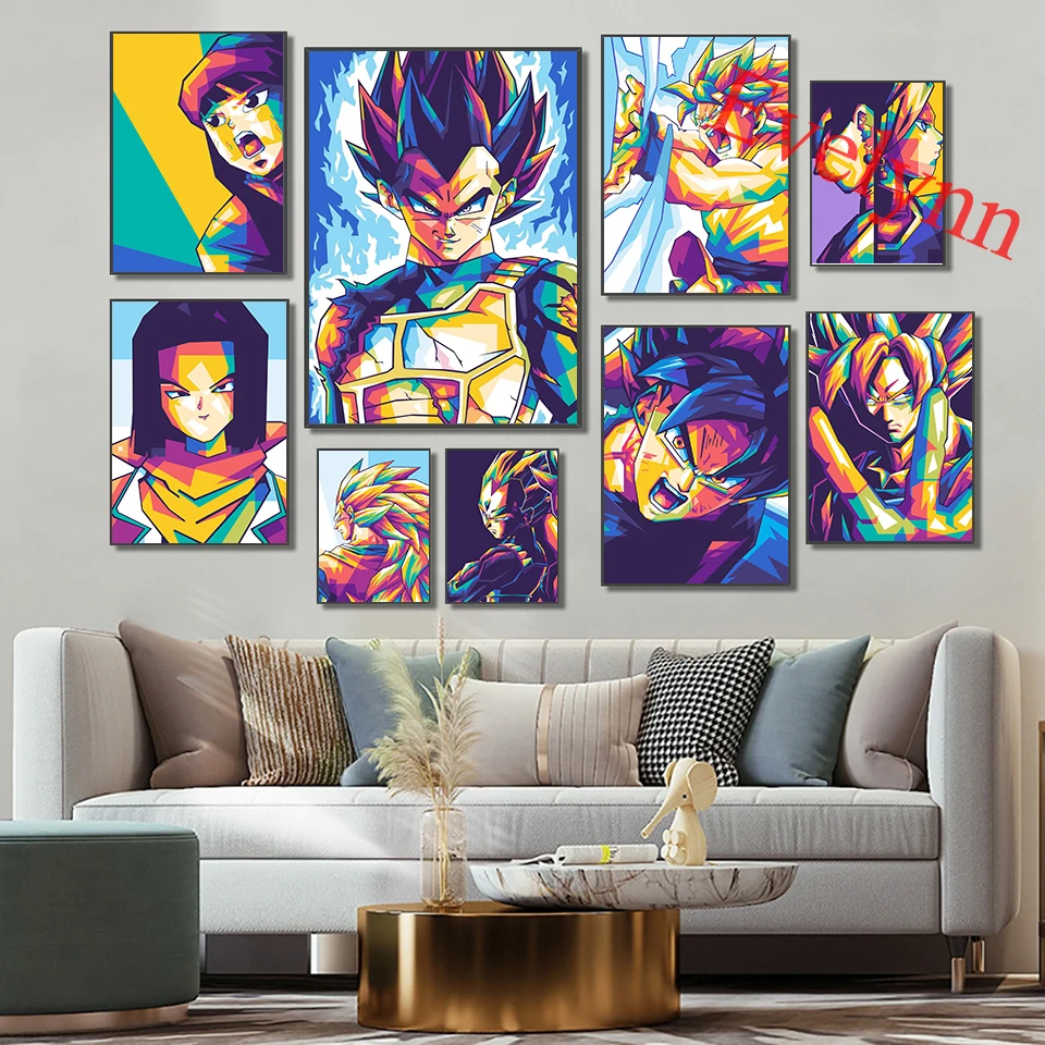 Japanese Anime Dragon Ball Goku Wpap Pop Art Home Decor Abstract Art Nordic Canvas Wall Art Painting Children Room Decor
Japanese Anime Dragon Ball Goku Wpap Pop Art Home Decor Abstract Art Nordic Canvas Wall Art Painting Children Room Decor