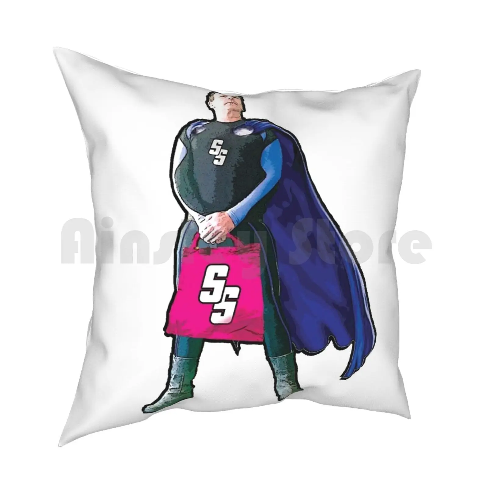 Супер-Шоппер Подушка Чехол с принтом домашняя мягкая подушка DIY крышка Super hero