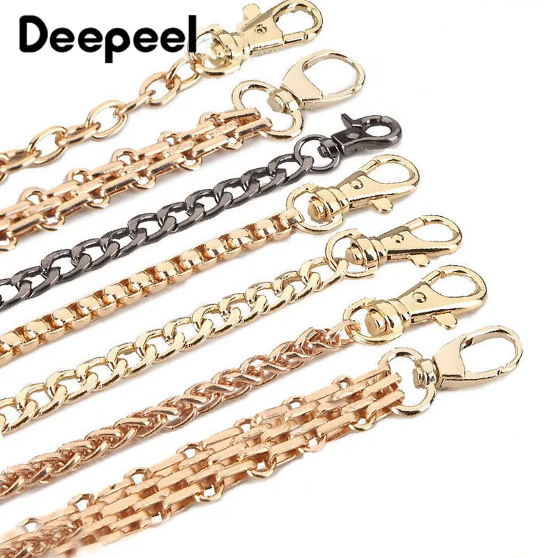 Deepeel 1 шт. 100-120 см металлические цепи для сумок, кошельки, сумки на плечо, ремешок, цепочка с пряжкой, запасные части для сумок, аксессуары AP2379
Deepeel 1 шт. 100-120 см металлические цепи для сумок, кошельки, сумки на плечо, ремешок, цепочка с пряжкой, запасные части для сумок, аксессуары AP2379
