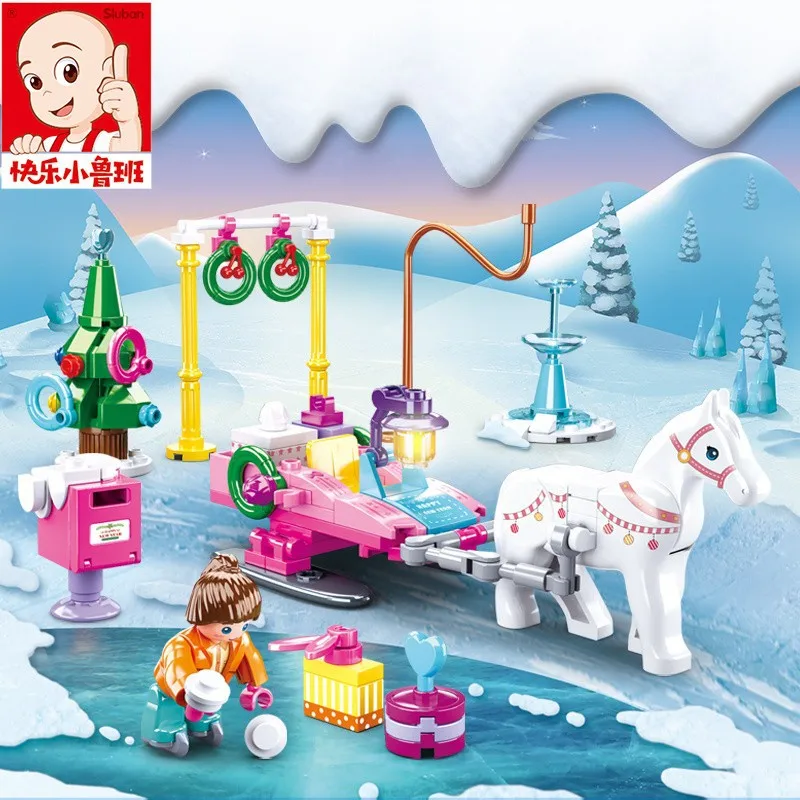 SLuban blocks B0889C New Year Cute Locomotive Christmas gift carriage Child Puzzle Building Block Toy for child Christmas Gift
SLuban blocks B0889C New Year Cute Locomotive Christmas gift carriage Child Puzzle Building Block Toy for child Christmas Gift