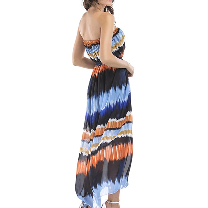2020 Summer Cross-Border Large Size Chiffon Dress Female Temperament off-Shoulder Holiday Beach Casual Fashion
2020 Summer Cross-Border Large Size Chiffon Dress Female Temperament off-Shoulder Holiday Beach Casual Fashion