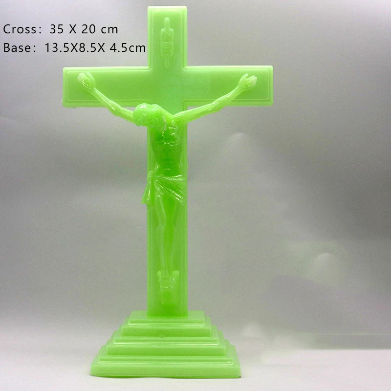 Светящиеся пластиковые искусственные фигурки, античное украшение для дома, часовни, молитвенные кресты 
Светящиеся пластиковые искусственные фигурки, античное украшение для дома, часовни, молитвенные кресты