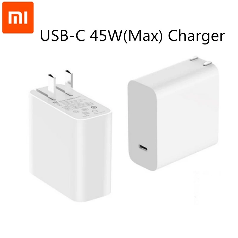 

Зарядное устройство Xiaomi Mi USB-C 45 Вт, умный выход, порт USB Type-C PD 2,0 QC 3,0, быстрая зарядка с кабелем C2C