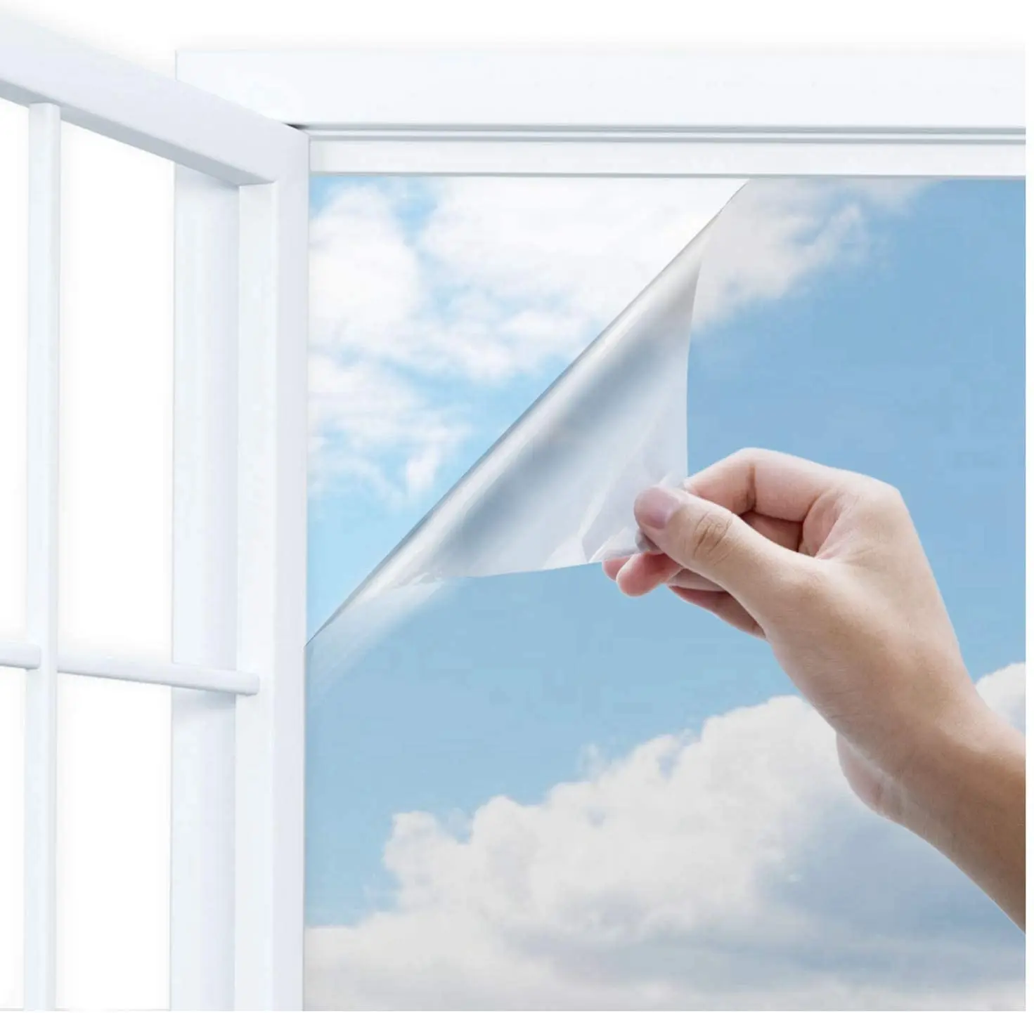 LUCKYYJ One Way Mirror Window Film,Self-adhesive Film Heat Control Anti UV Tint Solar Reflective Glass Stickers for Home Office
LUCKYYJ One Way Mirror Window Film,Self-adhesive Film Heat Control Anti UV Tint Solar Reflective Glass Stickers for Home Office