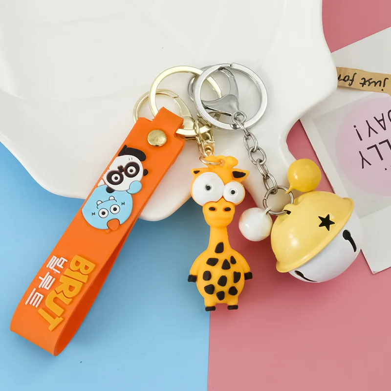 2021 New Big Eye Giraffe Silicone Key Chain Girl Backpack Like Cute Cartoon Key Ring Give Friend Keychain Christmas Birthday
2021 New Big Eye Giraffe Silicone Key Chain Girl Backpack Like Cute Cartoon Key Ring Give Friend Keychain Christmas Birthday