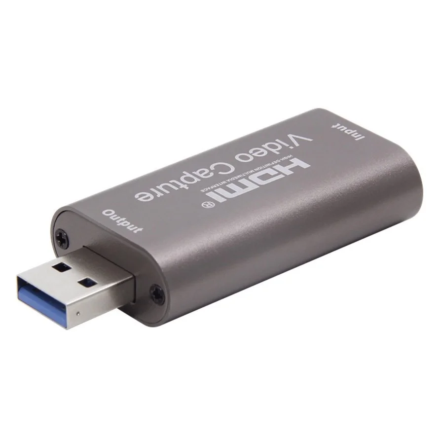 USB 3.0 4K 60Hz Video Capture Card HDMI-compatible Video Grabber Record Box for PS4 Game DVD Camcorder Camera Recording Live
USB 3.0 4K 60Hz Video Capture Card HDMI-compatible Video Grabber Record Box for PS4 Game DVD Camcorder Camera Recording Live