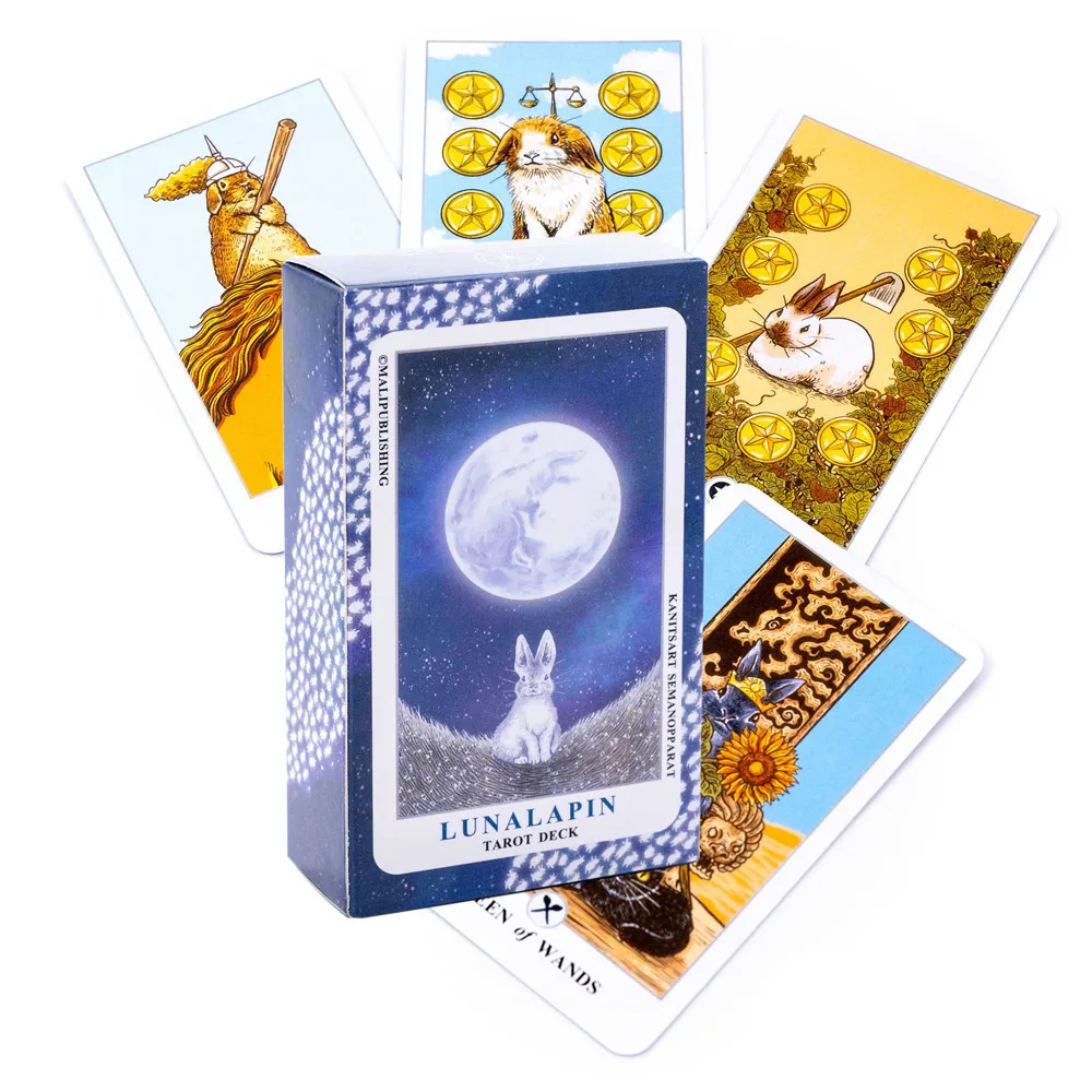 Новейшие карты Таро Lunalapin, кролик, таро, колода, таро, карточная игра, настольная игра, Настольная настольная игра, карточная колода, карты предсказания, карты памяти
Новейшие карты Таро Lunalapin, кролик, таро, колода, таро, карточная игра, настольная игра, Настольная настольная игра, карточная колода, карты предсказания, карты памяти