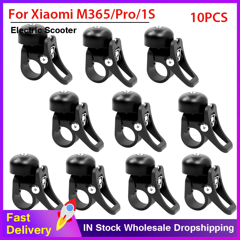 

10PCS Scooter Clear Sound Quality Bell Horn Ring With Quick Release Mount For Xiaomi M365 Pro 1S Electric Scooter Accessories