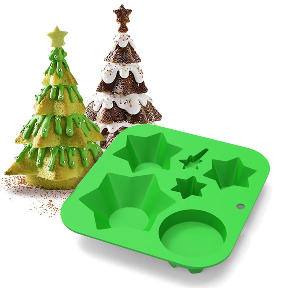 Christmas Tree Cake Silicone Molds Party Cupcake Topper Decorating Tools Silicone Chocolate Candy Mold Gum Paste Clay Resin Moul
Christmas Tree Cake Silicone Molds Party Cupcake Topper Decorating Tools Silicone Chocolate Candy Mold Gum Paste Clay Resin Moul
