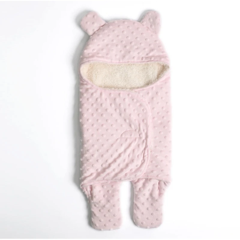 

Fleece Baby Blanket Newborn Baby Swaddle Wrap Soft Winter Baby Bedding Receiving Blanket Manta Bebes Sleeping Bag 0-18M Newborns