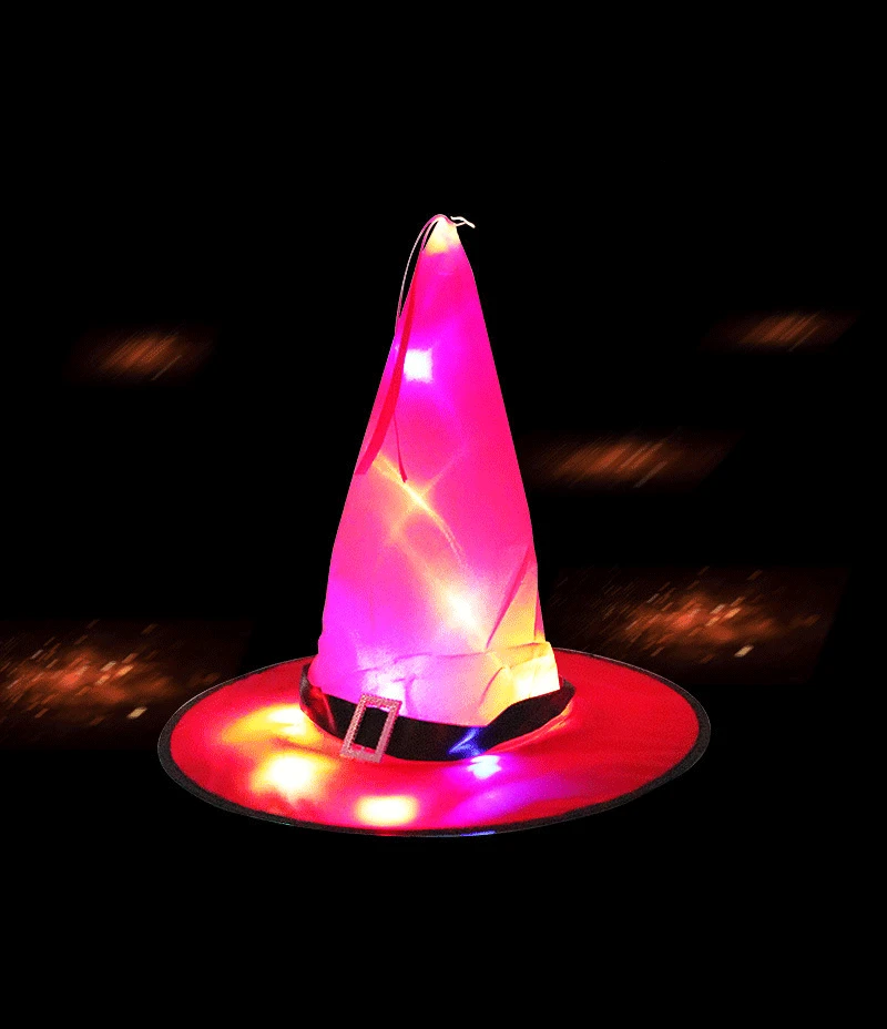 Halloween Hats LED Glowing Witch Hat for Halloween Fancy Dress Party Costume Accessory Cosplay Props for Kids Gift
Halloween Hats LED Glowing Witch Hat for Halloween Fancy Dress Party Costume Accessory Cosplay Props for Kids Gift