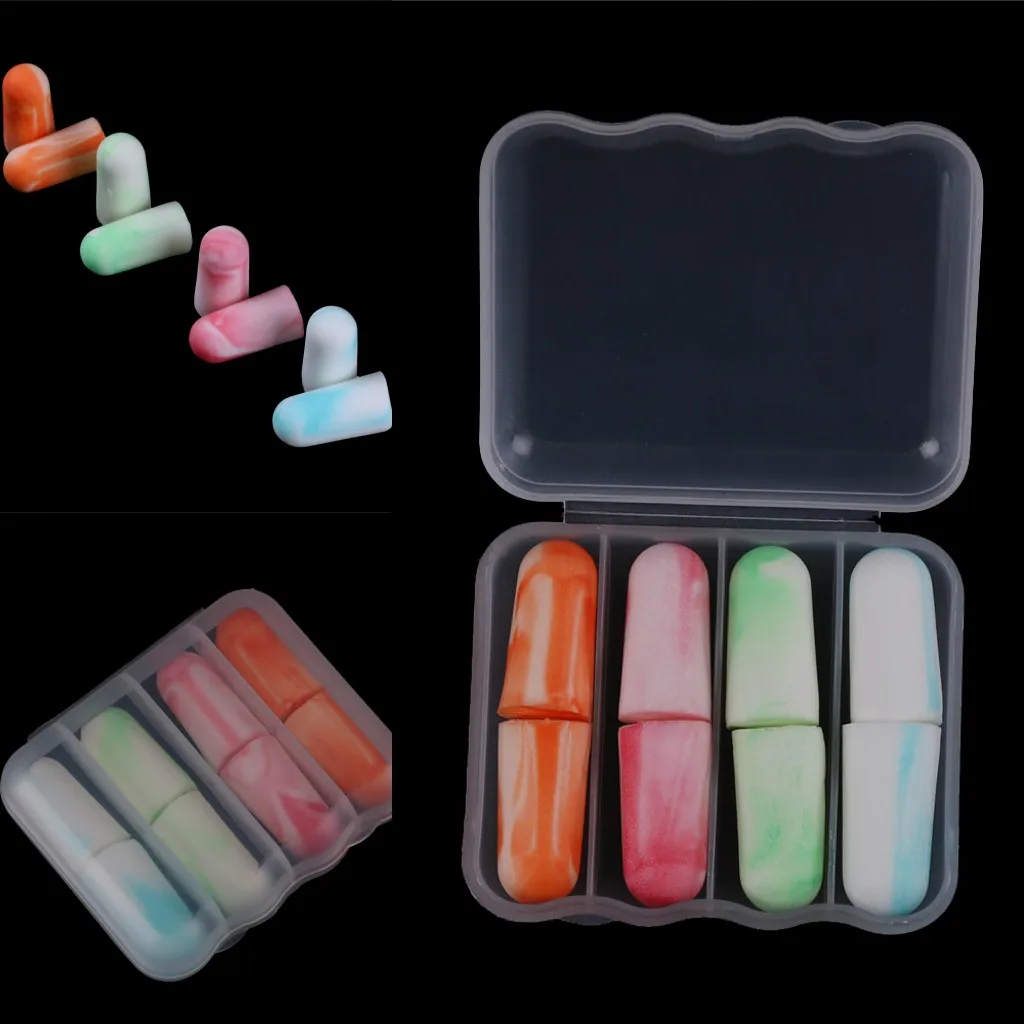 4 Pairs Soft Foam Ear Plugs Sleep Noise Prevention Earplugs Travel Sleeping Noise Reduction Hearing Protection
4 Pairs Soft Foam Ear Plugs Sleep Noise Prevention Earplugs Travel Sleeping Noise Reduction Hearing Protection