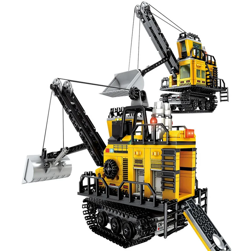 City Engineering Mining Machinery Model Building Blocks DIY Classic Excavator Truck Car Bicks Toys Gifts For Children
City Engineering Mining Machinery Model Building Blocks DIY Classic Excavator Truck Car Bicks Toys Gifts For Children