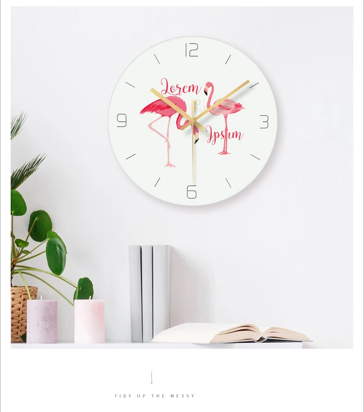 Two Flamingo tempered glass wall clocks living room bedroom quiet home modern luxury clocks
Two Flamingo tempered glass wall clocks living room bedroom quiet home modern luxury clocks