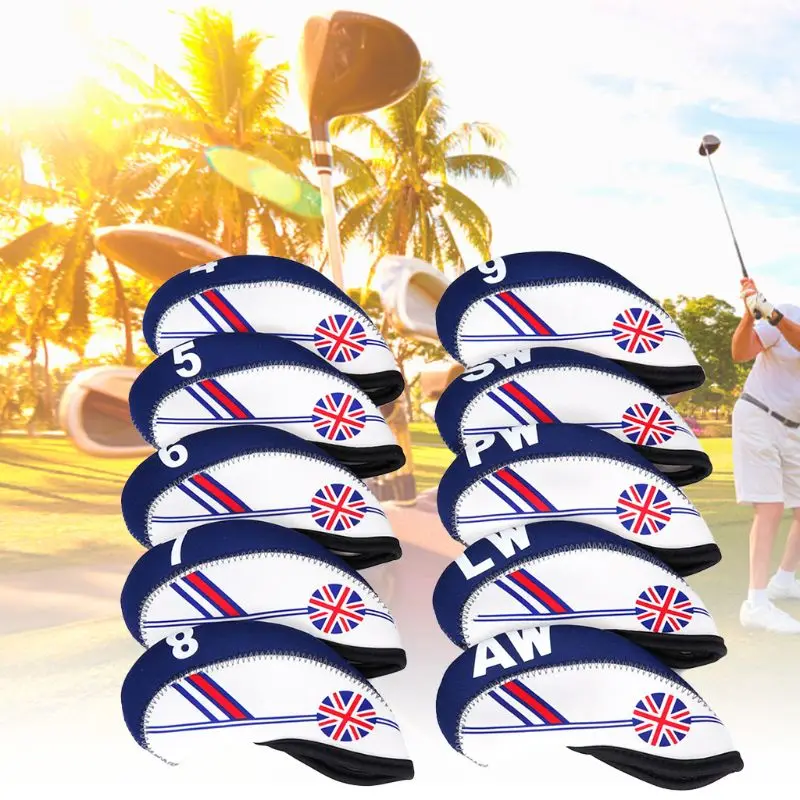 10 Pcs/Set Portable Sport Neoprene Golf Club Head Cover Iron Protective Headcovers Case Protector
10 Pcs/Set Portable Sport Neoprene Golf Club Head Cover Iron Protective Headcovers Case Protector