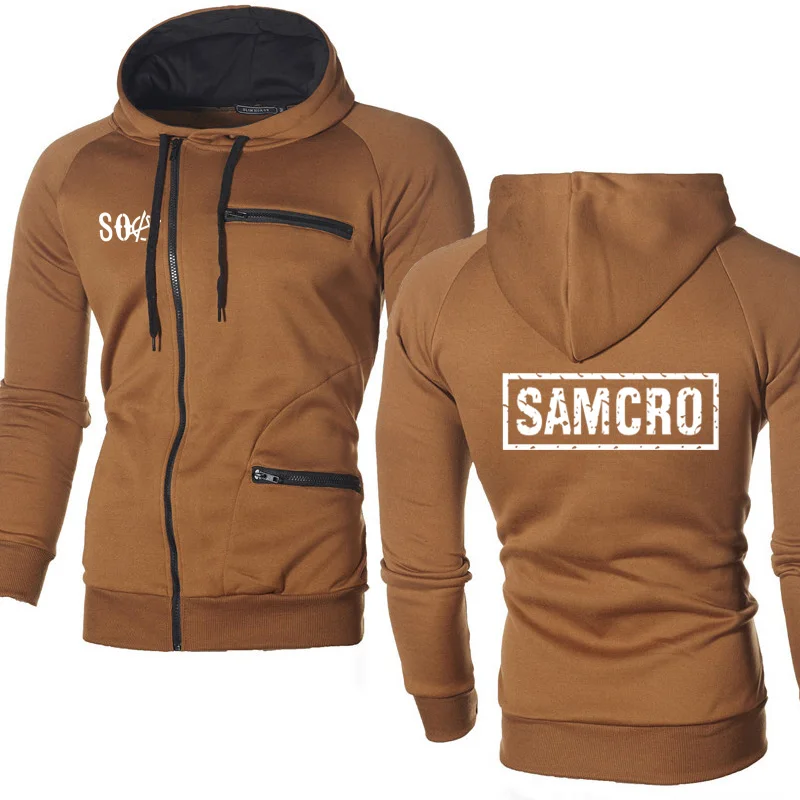 2021 Men Hoodies Sportswear Zipper Jacket SOA Sons of anarchy the child SAMCRO Male Casual Sweatshirt Fleece Warm Hoody
2021 Men Hoodies Sportswear Zipper Jacket SOA Sons of anarchy the child SAMCRO Male Casual Sweatshirt Fleece Warm Hoody