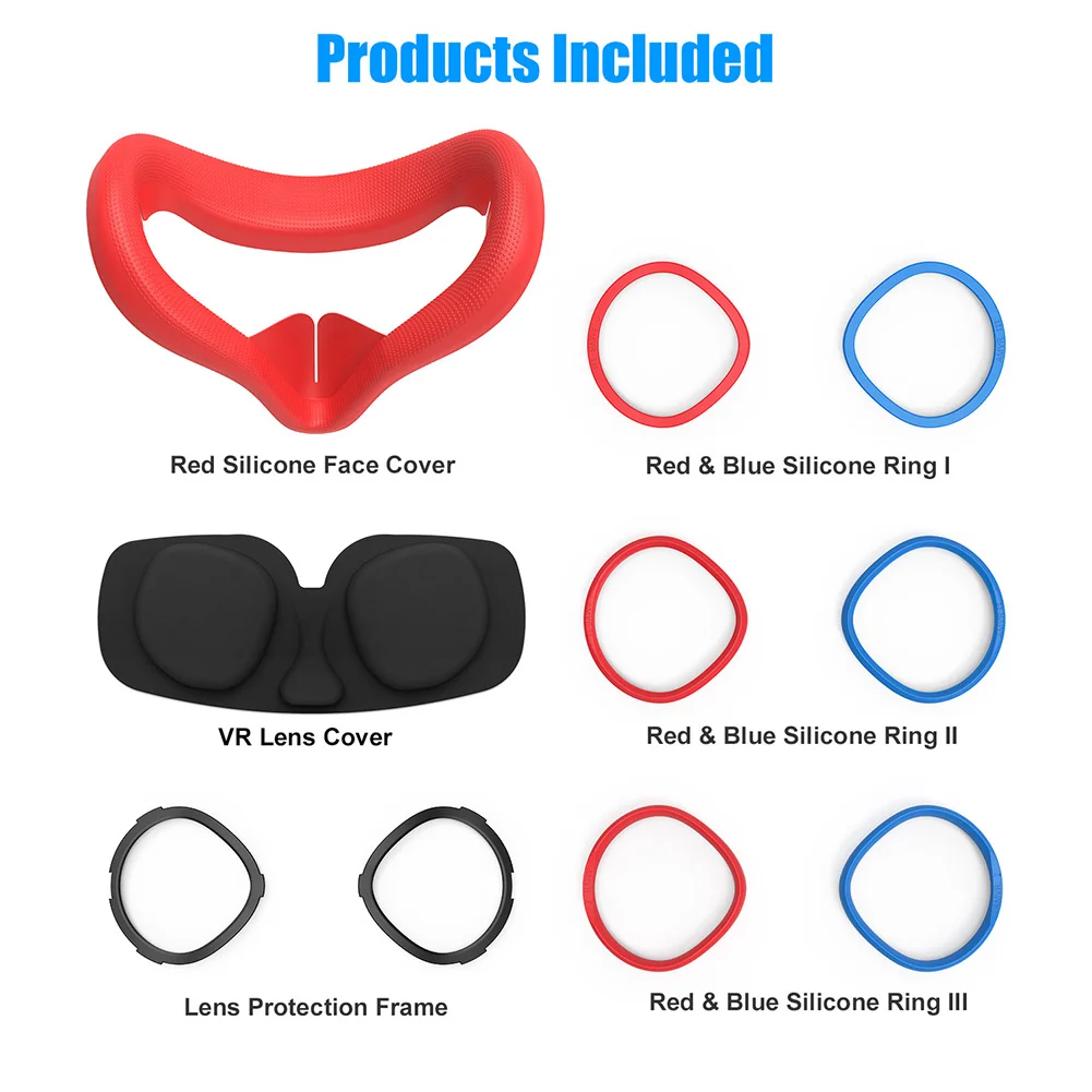 Replacement Parts VR Facial Pad Set Durable Anti Scratch Ring For Oculus Quest 2 Soft Comfortable Prevent Light Leakage Design
Replacement Parts VR Facial Pad Set Durable Anti Scratch Ring For Oculus Quest 2 Soft Comfortable Prevent Light Leakage Design