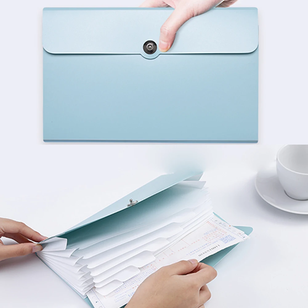 8 Pockets Multi-function Binder Folders Organ Bag Ticket Folder File Folder Filing Clip Document Clip
8 Pockets Multi-function Binder Folders Organ Bag Ticket Folder File Folder Filing Clip Document Clip