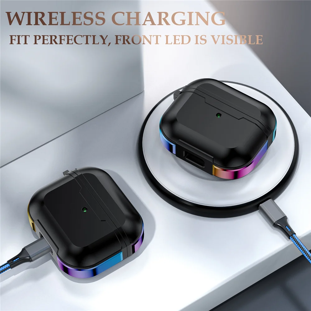 The new two-in-one aluminum alloy anti-drop earphone shell is suitable for Airpods pro generation luxury protective cover
The new two-in-one aluminum alloy anti-drop earphone shell is suitable for Airpods pro generation luxury protective cover