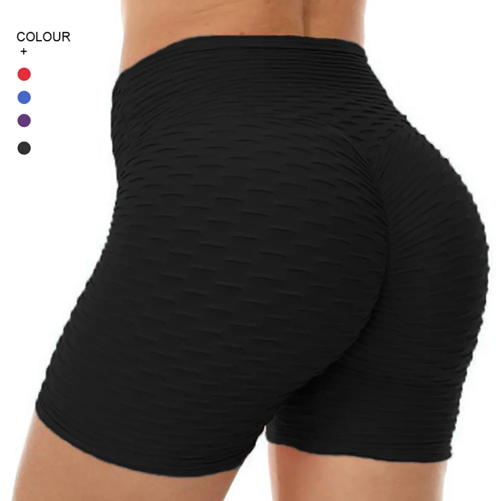 

Summer Workout Shorts Women High Waisted Booty Spandex Running Scrunch Plus Size Push Up Honeycomb Leggings Yoga Pantalones Pant