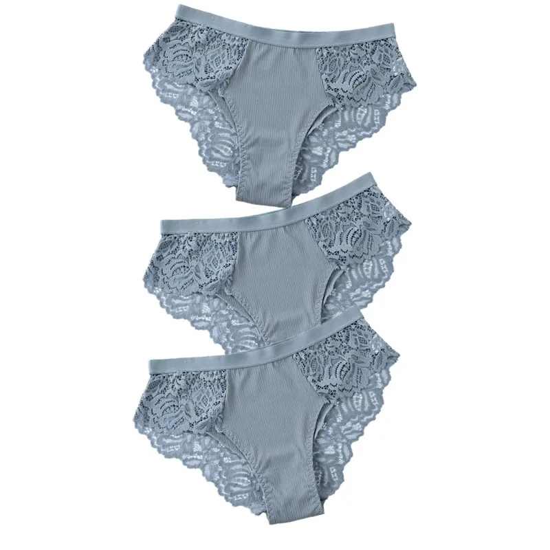 3 Pcs Cotton Panties Sexy Panty Briefs Lace Panties Women Underwear Lingerie Panties for Female Ladies Floral Pantys Underpants
3 Pcs Cotton Panties Sexy Panty Briefs Lace Panties Women Underwear Lingerie Panties for Female Ladies Floral Pantys Underpants