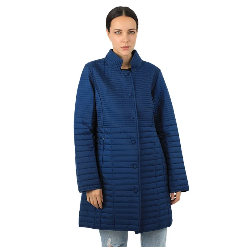 Long Women Down Jacket Cotton Waterproof Coat Office Ladies Parka Quilted Outwear Lightweight Clothes Ultral Smooth 18-521
Long Women Down Jacket Cotton Waterproof Coat Office Ladies Parka Quilted Outwear Lightweight Clothes Ultral Smooth 18-521