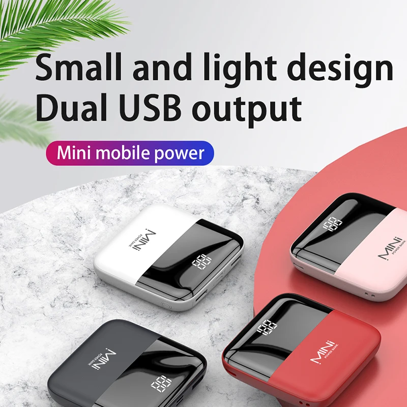 10000mAh Mini Powerbank For iPhone Xiaomi Samsung Led Bank External Battery Power bank Powerful Bank Portable Charger CD32
10000mAh Mini Powerbank For iPhone Xiaomi Samsung Led Bank External Battery Power bank Powerful Bank Portable Charger CD32