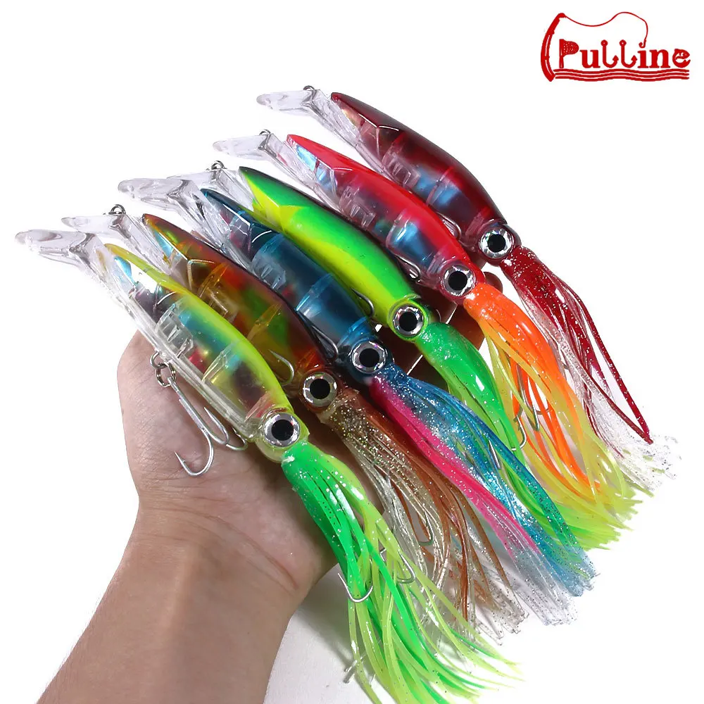 PULLINE 1 шт. рыболовные приманки 40g 6 Цвет кальмар с высоким содержанием углерода Сталь крюк Осьминог рукоятки для искусственного Тунец Морской...
PULLINE 1 шт. рыболовные приманки 40g 6 Цвет кальмар с высоким содержанием углерода Сталь крюк Осьминог рукоятки для искусственного Тунец Морской...