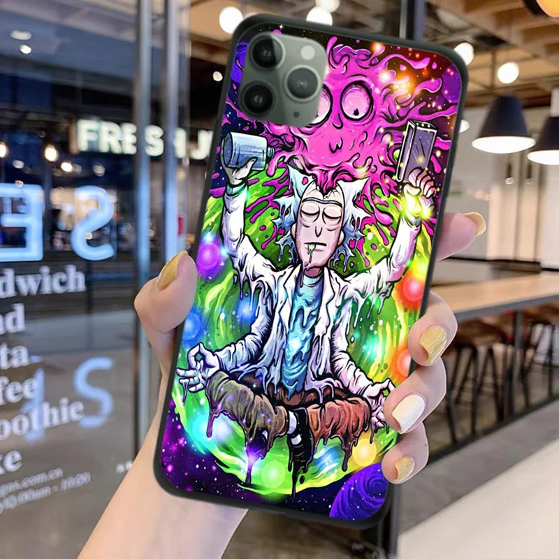 Cool Cute Cartoon Funny Rick Morty Black Matt Silicone Phone Cover Case For iPhone 12 Pro Max SE2020 6 6s 7 8Plus 11Pro Max XR X
Cool Cute Cartoon Funny Rick Morty Black Matt Silicone Phone Cover Case For iPhone 12 Pro Max SE2020 6 6s 7 8Plus 11Pro Max XR X