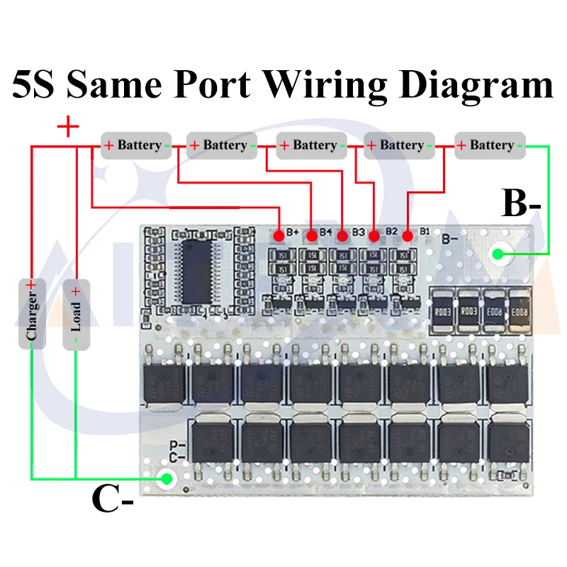 3S/4S/5S BMS 12V/16 8 V/21V/18V 3 7 V 100A Защитная печатная плата для тройной литий ионной