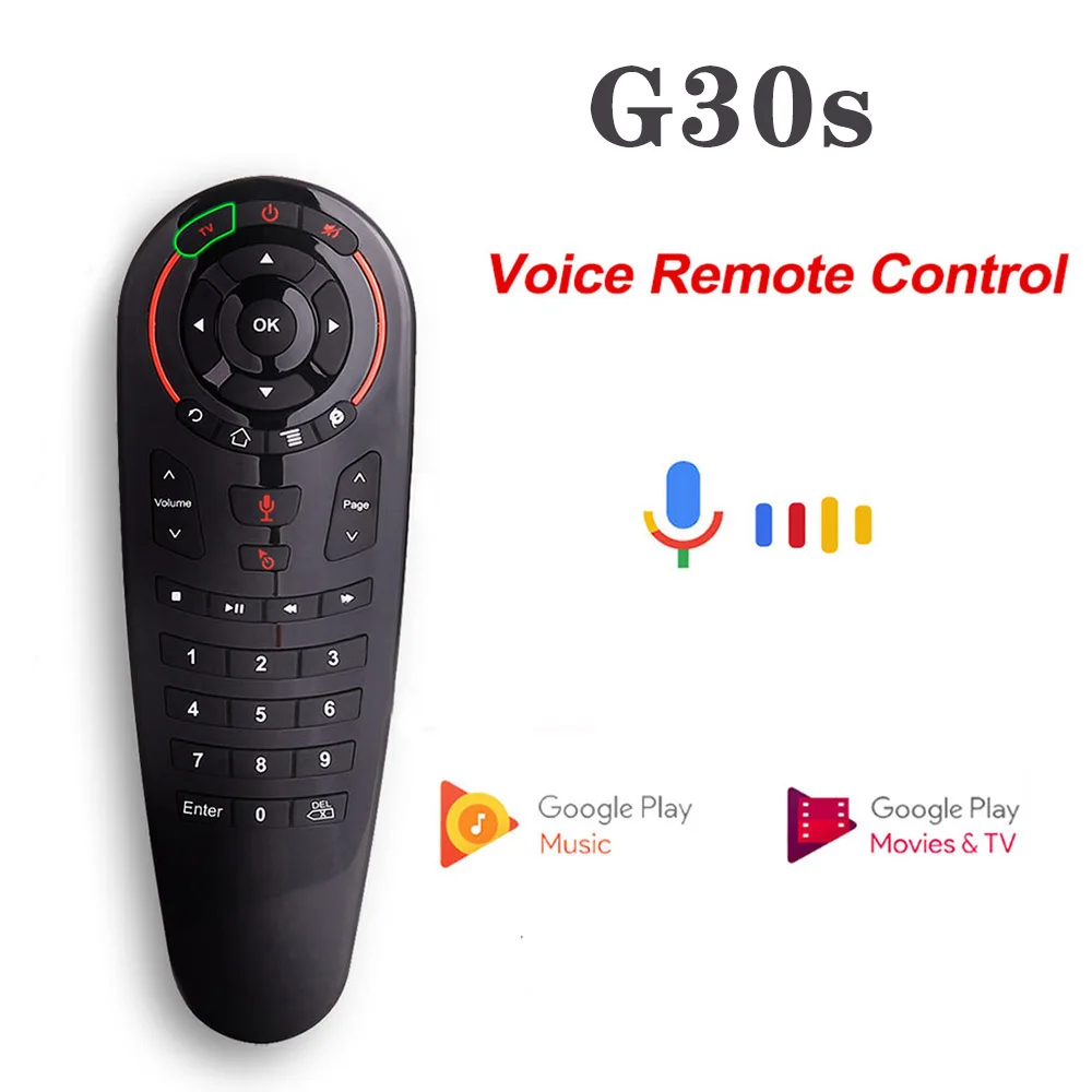 G30s Smart TV Air Mouse Voice Remote Control IR Learning Wireless Gyroscope Google Assistant mini Keyboard For Android TV box PC
G30s Smart TV Air Mouse Voice Remote Control IR Learning Wireless Gyroscope Google Assistant mini Keyboard For Android TV box PC